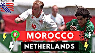 Netherlands vs Morocco 2-1 All Goals & Highlights ( 1994 World Cup )