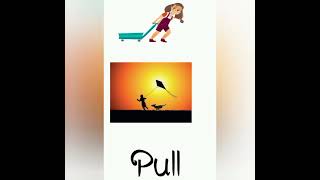 PUSH VS PULL || @ConfusedRight-yf5ow #english#englishgrammar #phrases#easy#shorts#simple#confused