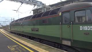 The Class 47 BR Green No.D1935 with LSL Saphos Trains: “THE LAKELANDER” was reversed at Carlisle.