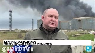 Fire at Crimea fuel depot after drone strike • FRANCE 24 English