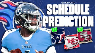 Tennessee Titans 2025 Schedule Prediction | Will Cam Ward make an immediate impact?