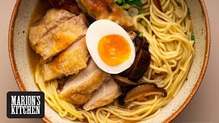 Crispy Chicken & Gyoza Ramen Noodles - Marion's Kitchen