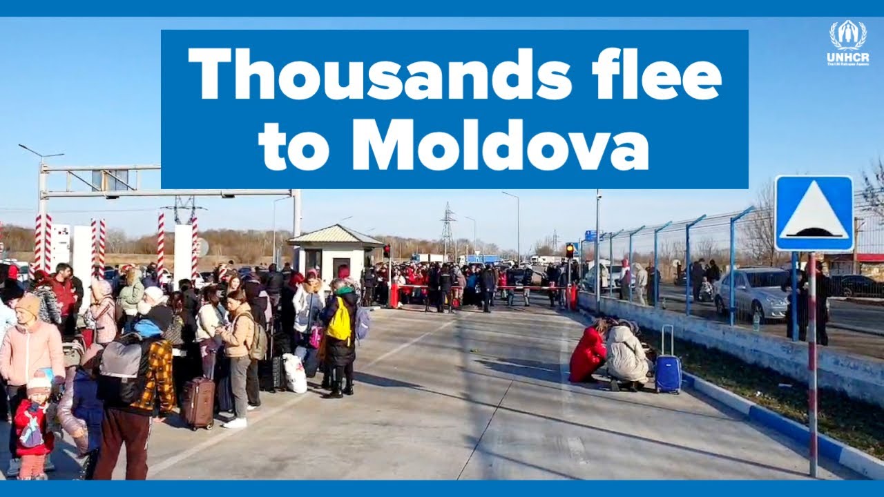 "The situation is absolutely heartbreaking," - UNHCR in Moldova, at the border with Ukraine.
