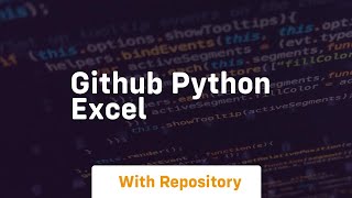 github python excel