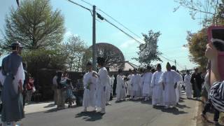 平成２６年　香取神宮式年神幸祭　供奉行列　４月15日  香取神宮を出発してから津宮鳥居河岸まで！