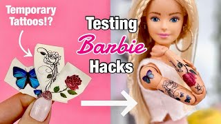 ￼￼Testing Barbie Doll Hacks To See If They ACTUALLY Work!