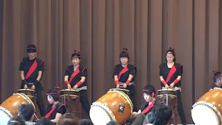 臼田小満太鼓　2018　臼田地区健康と福祉のつどい　五月雨