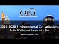 OKI Environmental Consultations Participant Input 2019