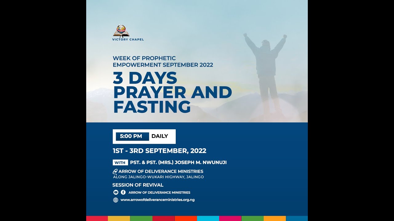 3 Days Prayer And Fasting Youtube