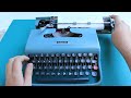 typewriting 1963 olivetti lettera 22 typewriter