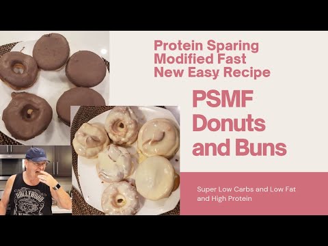 New Protein Sparing Modified Fasting Bread Recipe | High Protein Donuts ...