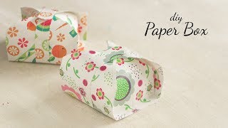 DIY Paper Box |  Paper Gift Box |  Gift Ideas