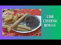 ube cheese rolls with chocolate dips @Marita's kitchen and travel