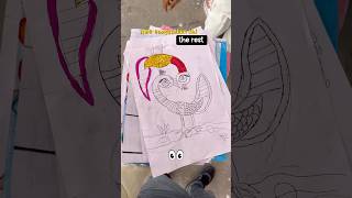 One Pair of Eyes, Unlimited Creativity 👁️✨ | Class 8 Students Amazing Imagination Art 🎨 #shorts