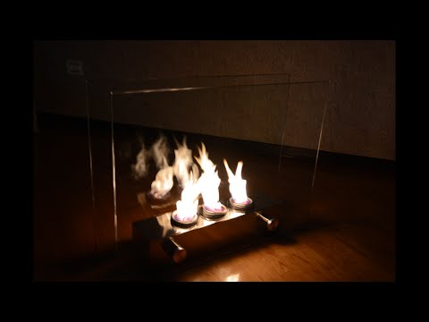 Portable Indoor Outdoor Gel Fuel Fireplace