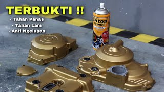 TERBUKTI !! 1 TAHUN MASIH AWET DAN NGGA NGELUPAS.. CAT BAK MESIN DITON PREMIUM