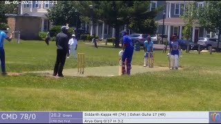 Cricademy Live EYCL U16   Indoor Cricket USA Vs Cricmax