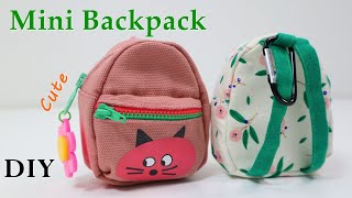 DIY/귀여운 미니 백팩 만들기/Making cute mini backpacks/Free Pattern/무료패턴