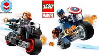 LEGO Marvel 76260 Black Widow & Captain America Motorcycles - LEGO Speed Build Review