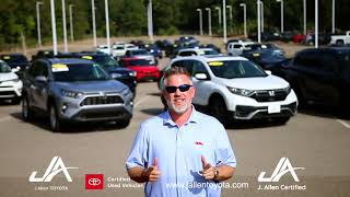 Quality Used Vehicles at J. Allen Toyota