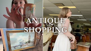 ANTIQUE SHOPPING (plus chatty grwm, a rainy afternoon and colouring in)