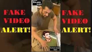 Salman Khan painting Sushant Singh Rajput||Truth Behind Video