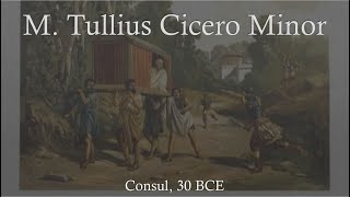 Marcus Tullius Cicero Minor, Consul 30 BCE