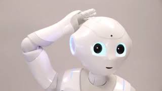 Pepper, de robot met een digitaal hart voor mensen, een schattige animatie voor uw evenement.