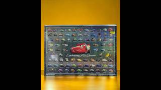 全新日版 Tenyo Disney Pixar puzzle 砌圖迪士尼 彼斯動畫 反斗車王 麥坤 全部車款大集合圖鑑拼圖 1000塊 幻彩雷射閃面  Rainbow Holographic