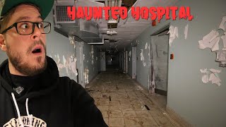 (NEARLY CAUGHT) EXPLORING A HAUNTED ABANDONED HOSPITAL AT NIGHT