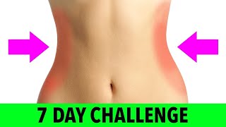 7 Day Waist Slimming Challenge-Reduce Belly Fat At Home | weight loss exercises at home@RobertasGym