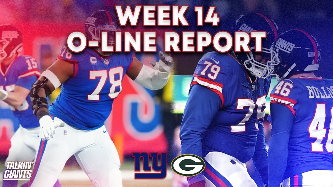 Giants Week 14 Offensive Line Report - YouTube