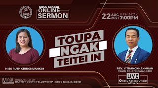 [LIVE] ONLINE SERMON | Rev. V Thangkhanmuan - TOUPA NGAK TEITEI IN