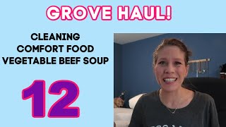 Grove Haul | Vegetable Beef Soup vlog 12 #StayHome #WithMe