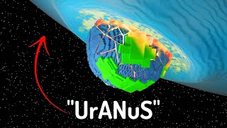 What Happens If Uranus Crashes Into Earth? simulated by Minecraft