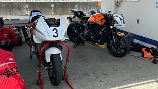 2023/04/19 筑波サーキット R2枠 CB1300SB オートショップアオヤマ (青山監督走行確認用)