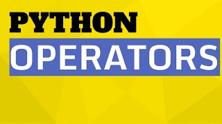 Python Tutorial for Beginners #8 - Operators
