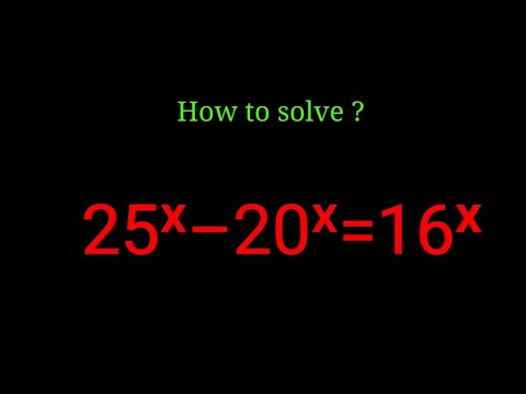 A Beautiful Exponential Problem ️ A Nice Math Problem ️ - YouTube