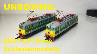 UNBOXING: EU07-541 firmy Schlesienmodelle