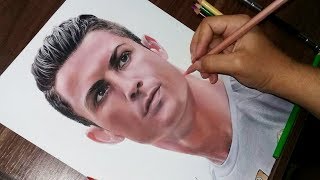 Desenhando o Cristiano Ronaldo | Real Madrid (REDRAWING)