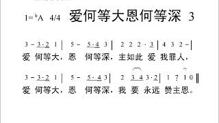 403爱何等大恩何等深[新编赞美诗442首].