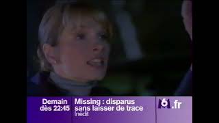 Bande annonce (M6) - Missing : disparus sans laisser de trace (4 janvier 2005)