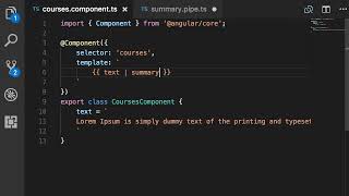 Angular | Beginner to Pro #48 - Custom Pipes [By Mosh Hamedani]