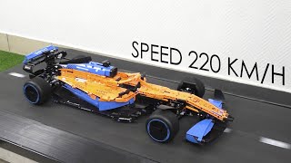McLaren Formula 1 VS Treadmill. Lego Technic 42141 CRASH Test