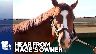 Mage's owner on importance to be at Preakness