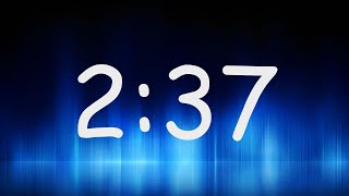 2:37 Minutes Timer / Countdown from 2min 37sec