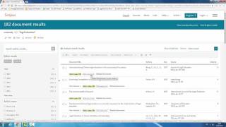 Scopus Advanced Search