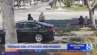 Teen girl assaulted, robbed while sitting on bench in Long Beach 