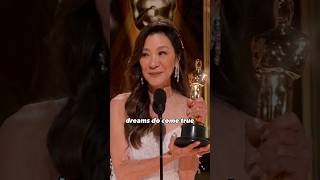 Michelle Yeoh Oscar Speech  "You're never past your prime" #shorts