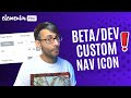 Beta/Dev Custom Nav Menu Icon - Elementor Wordpress Tutorial